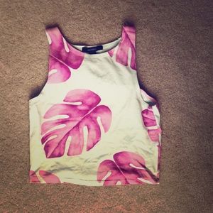 Floral crop top